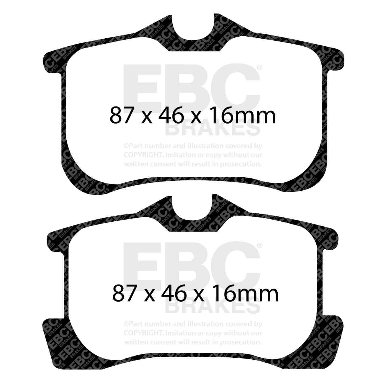 Plaquettes EBC Ultimax DP1422