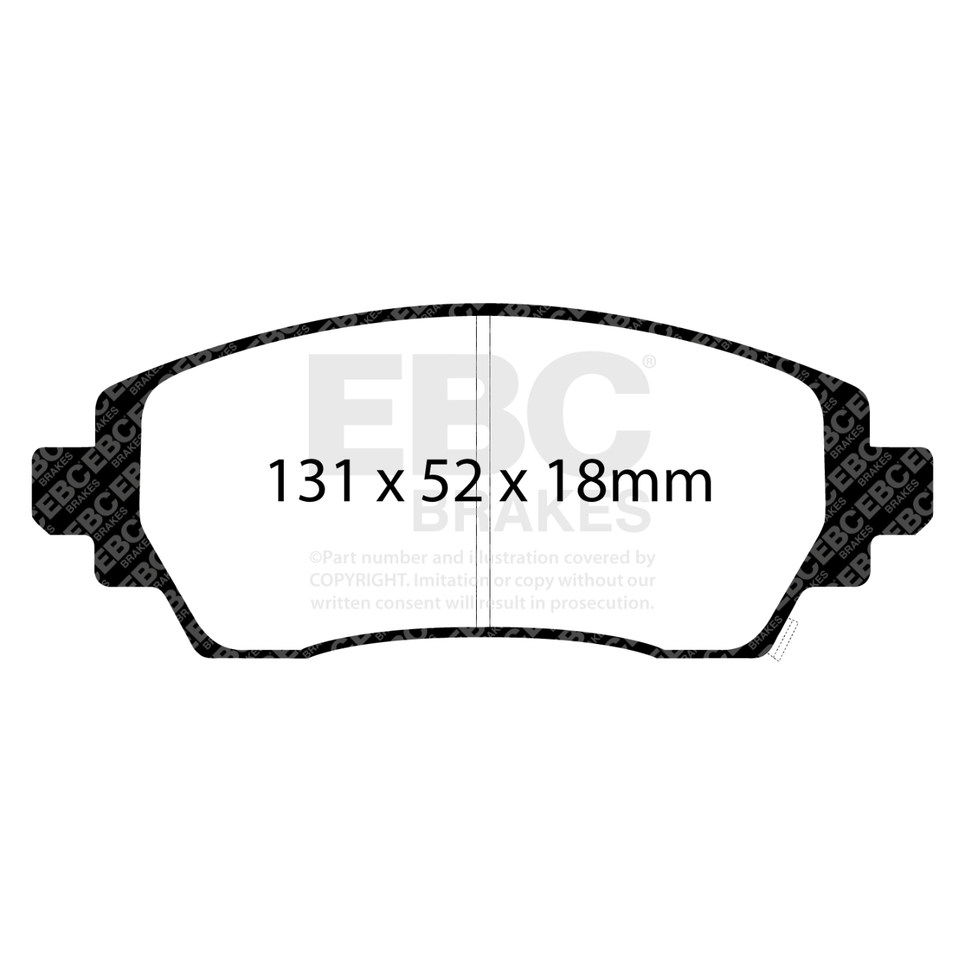 Plaquettes EBC Ultimax DP1431