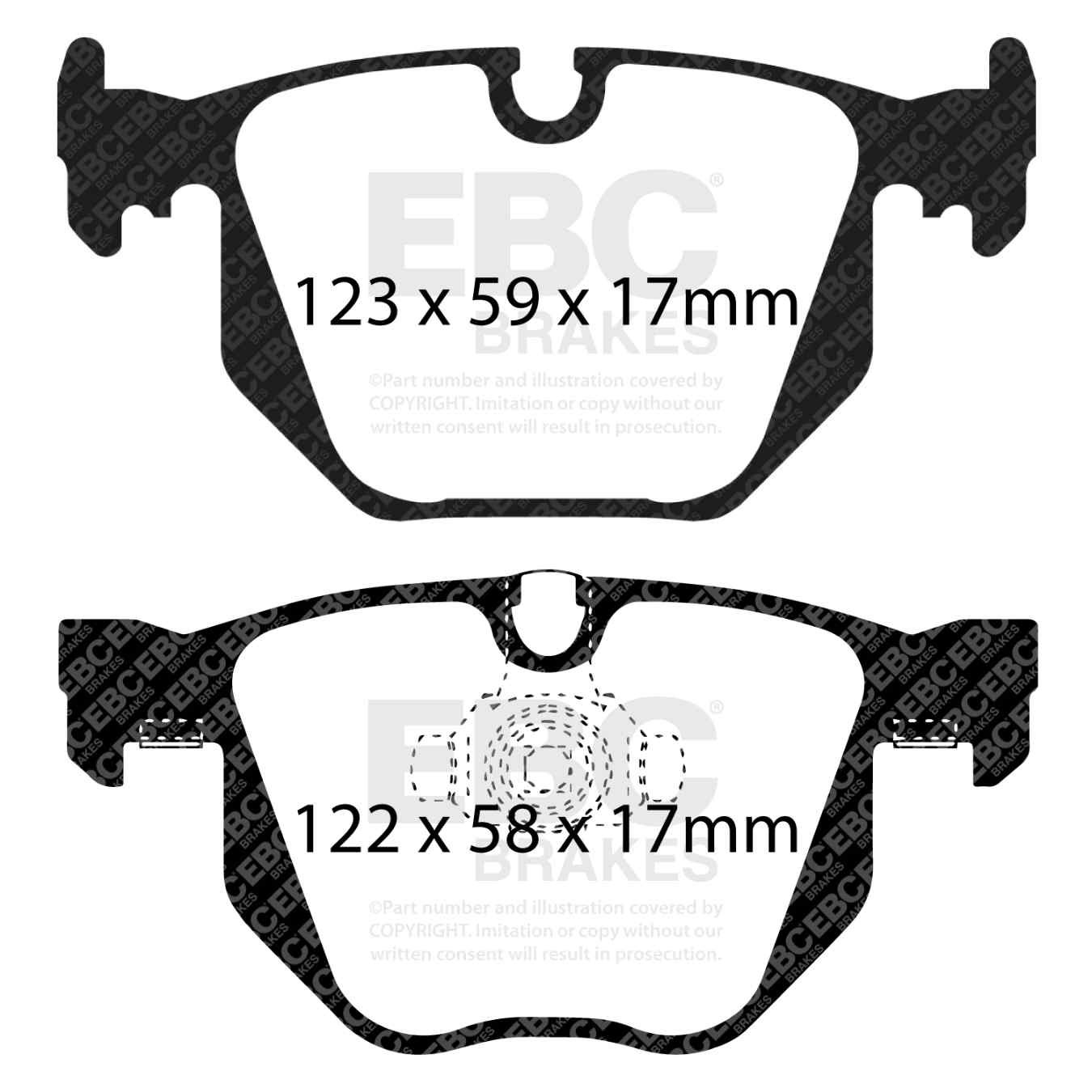 Plaquettes EBC Ultimax DP1450