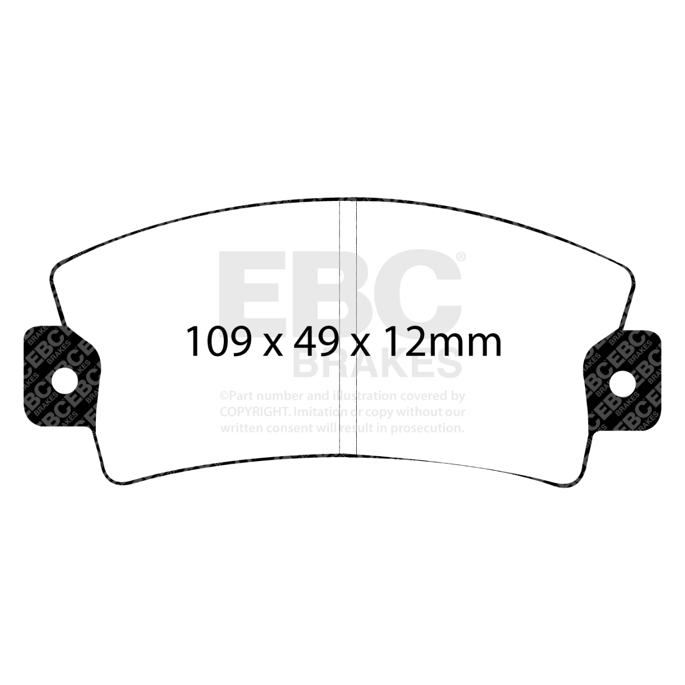 Plaquettes EBC Ultimax DP151