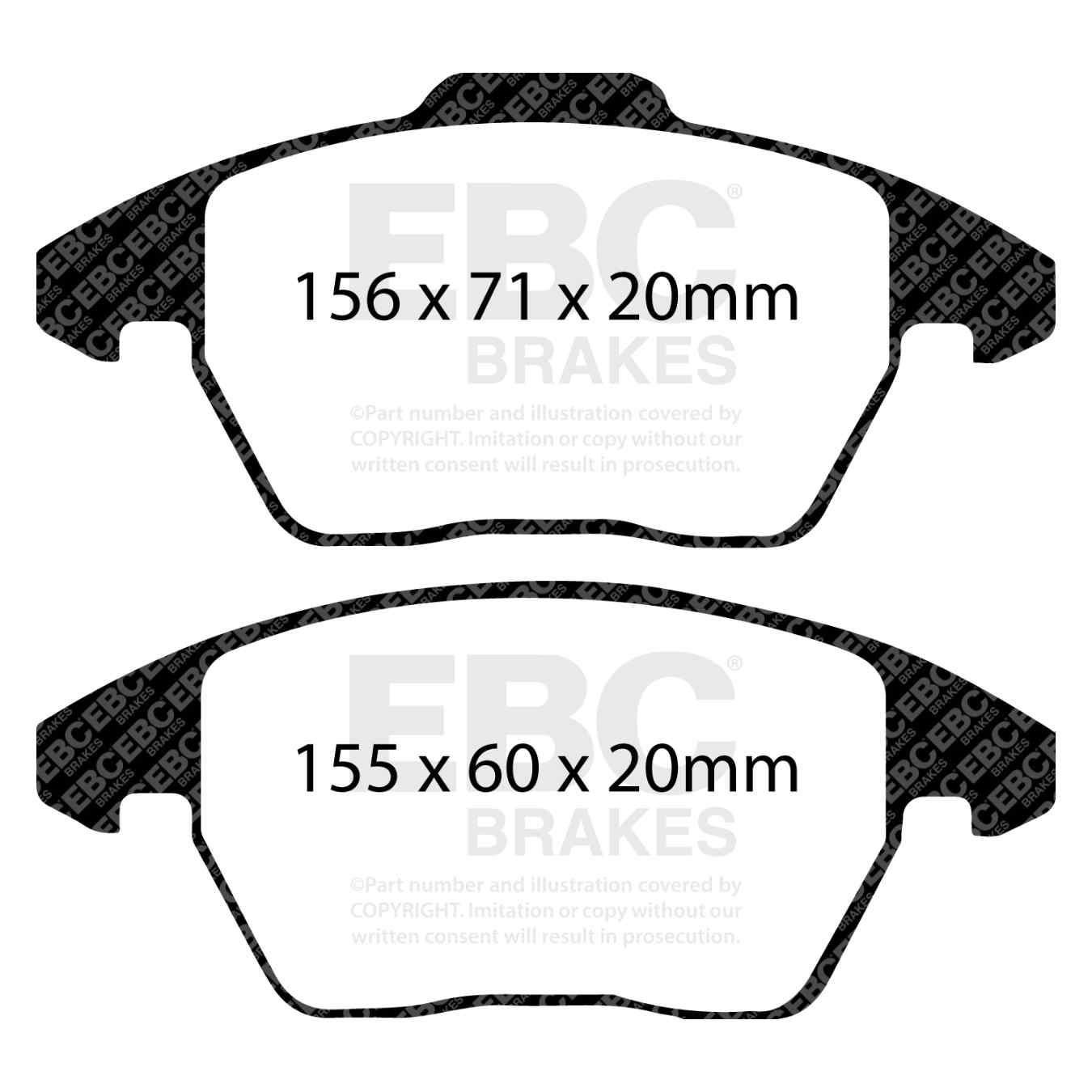 Plaquettes EBC Ultimax DP1517/2