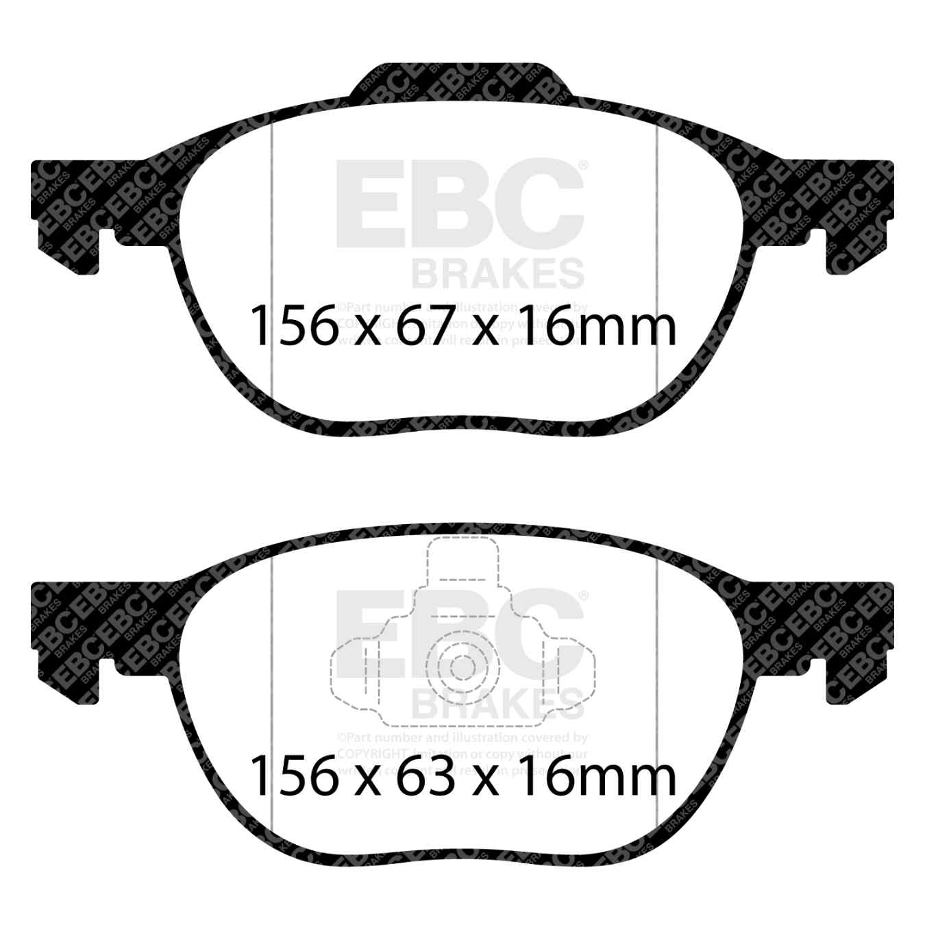 Plaquettes EBC Ultimax DP1524