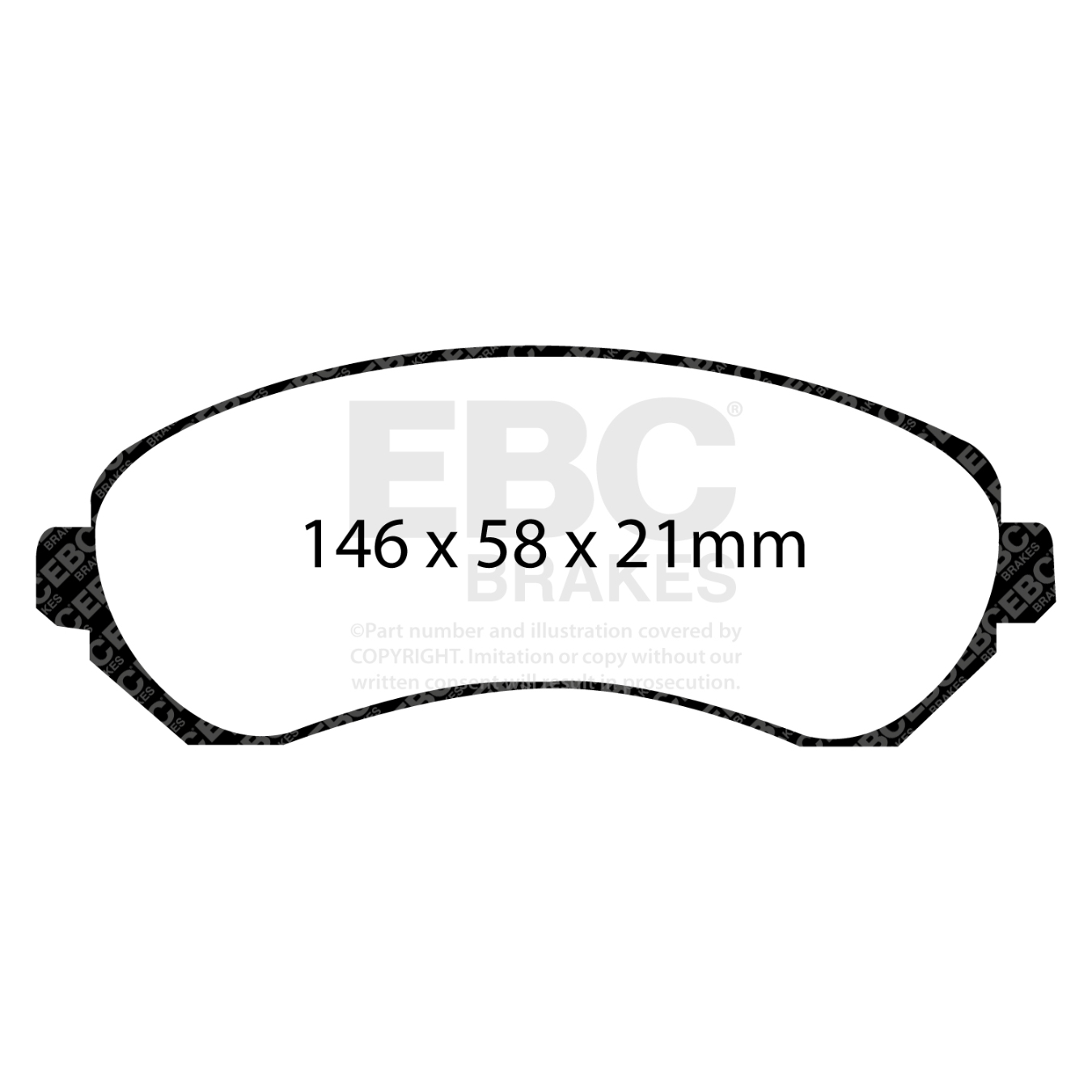 Plaquettes EBC Ultimax DP1628