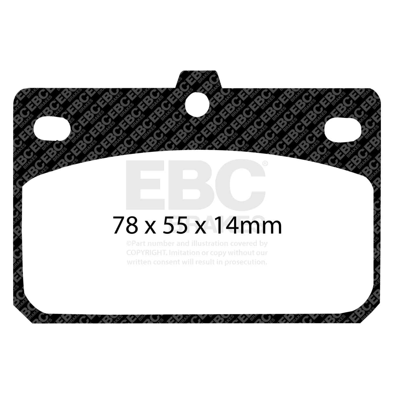 Plaquettes EBC Ultimax DP166