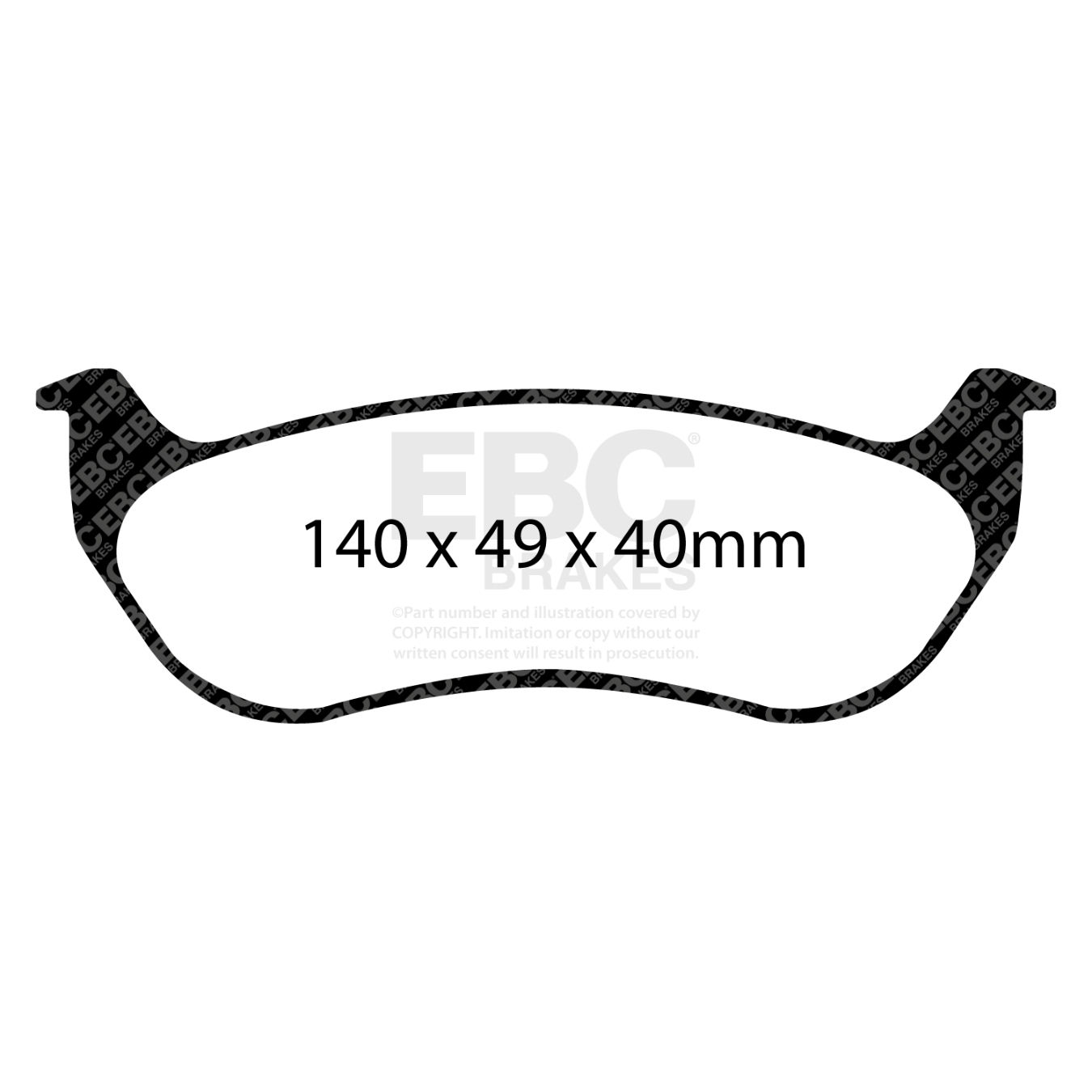 Plaquettes EBC Ultimax DP1673