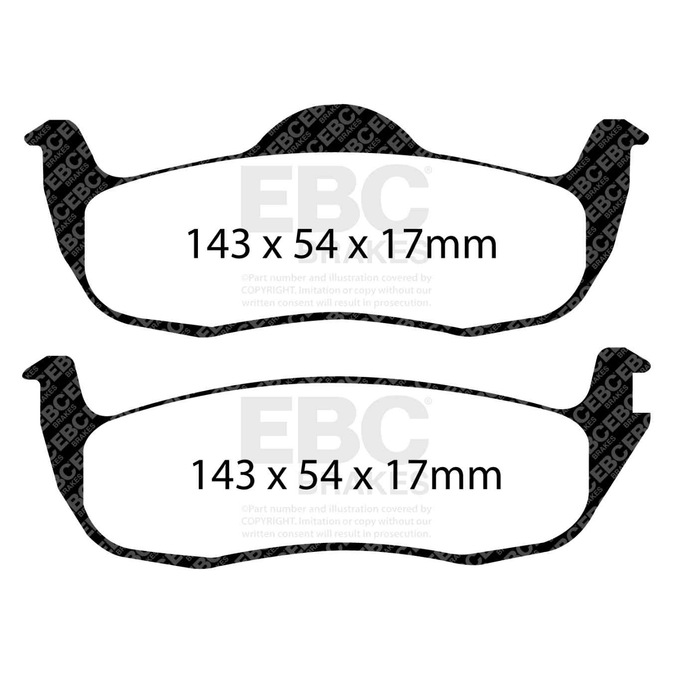 Plaquettes EBC Ultimax DP1745