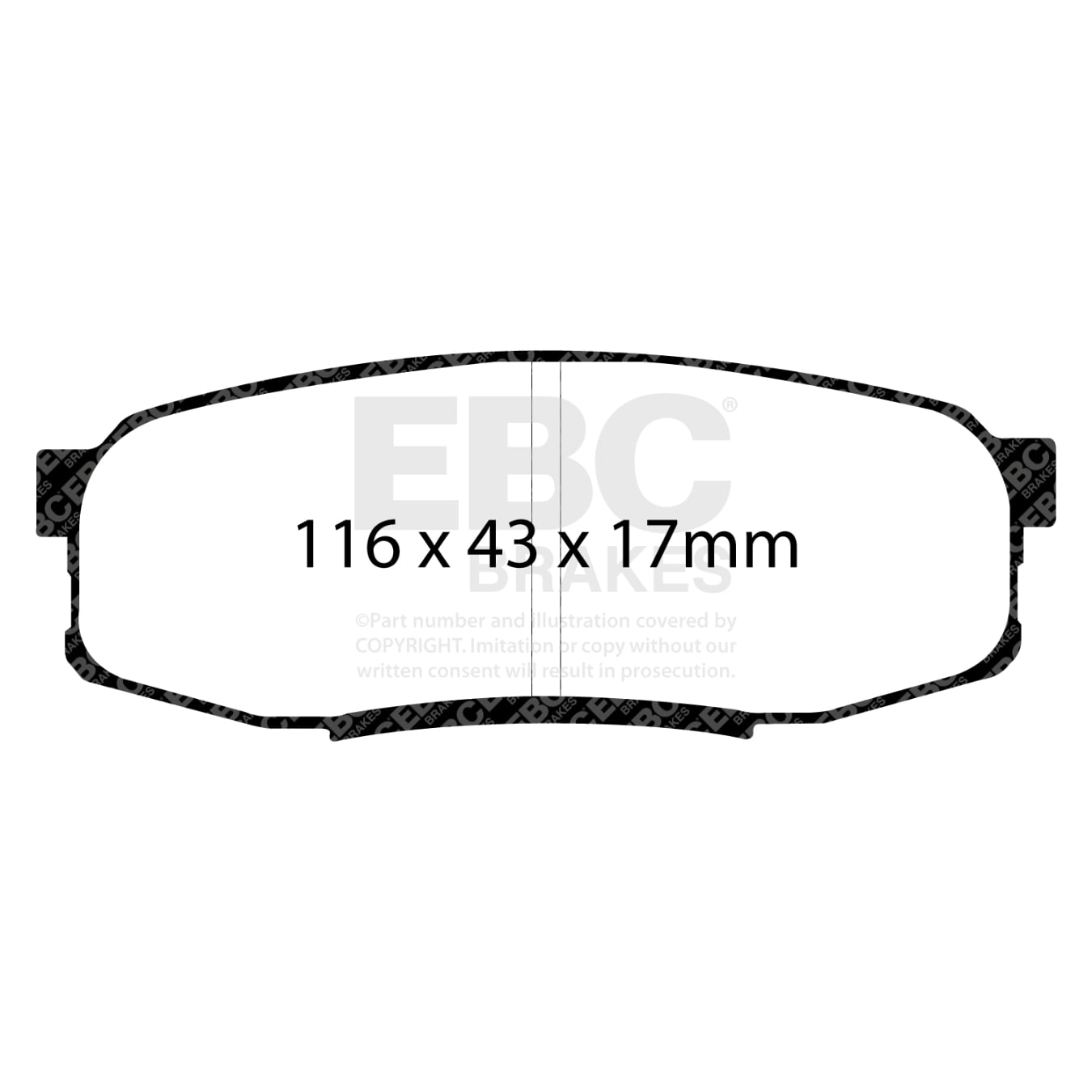 Plaquettes EBC Ultimax DP1816