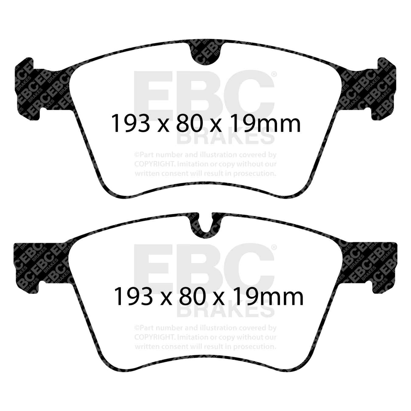 Plaquettes EBC Ultimax DP1860