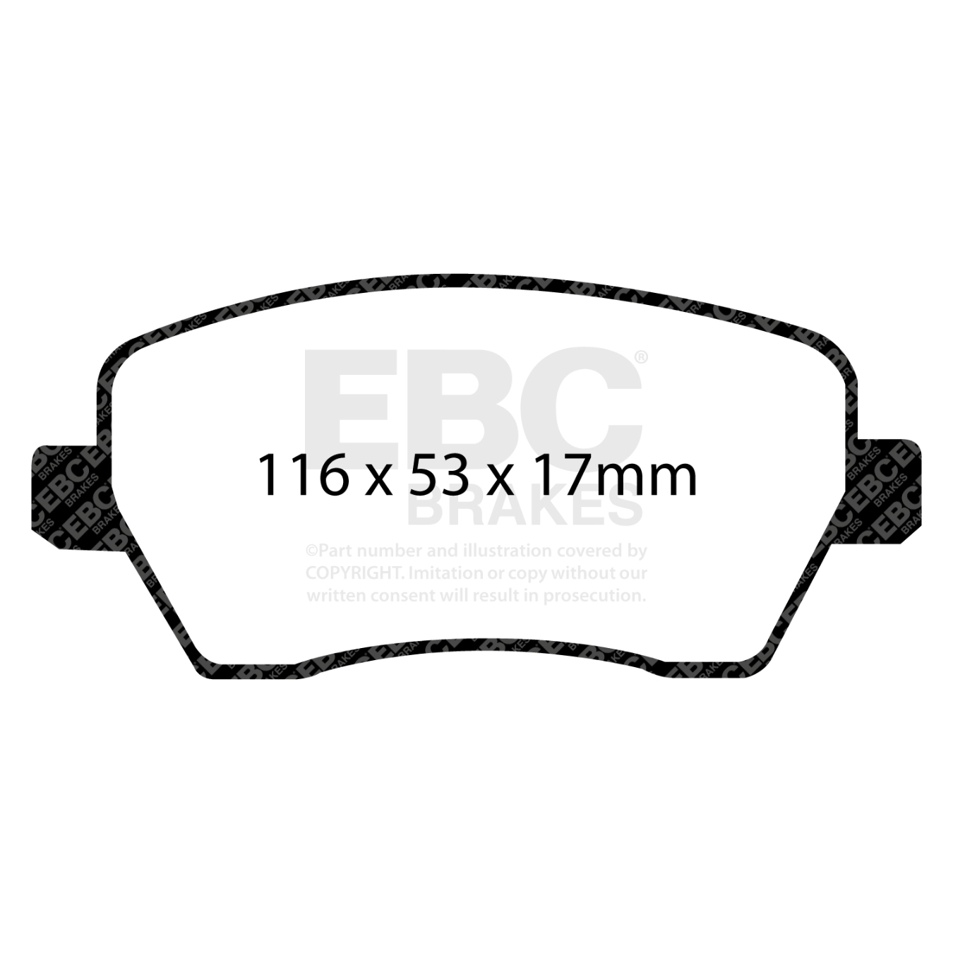 Plaquettes EBC Ultimax DP1903
