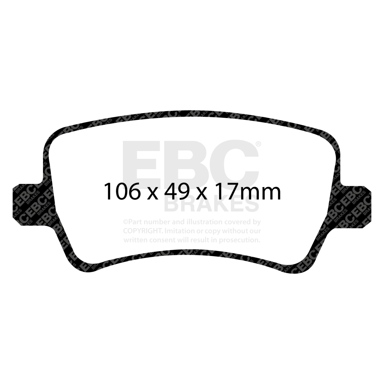 Plaquettes EBC Ultimax DP1934