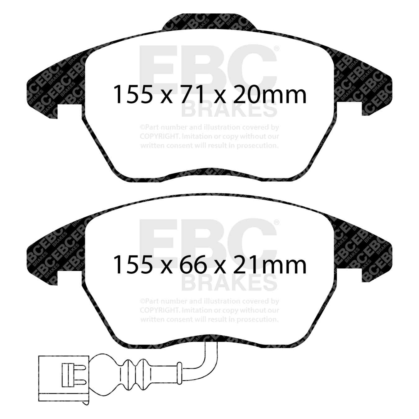 Plaquettes EBC Ultimax DP1945
