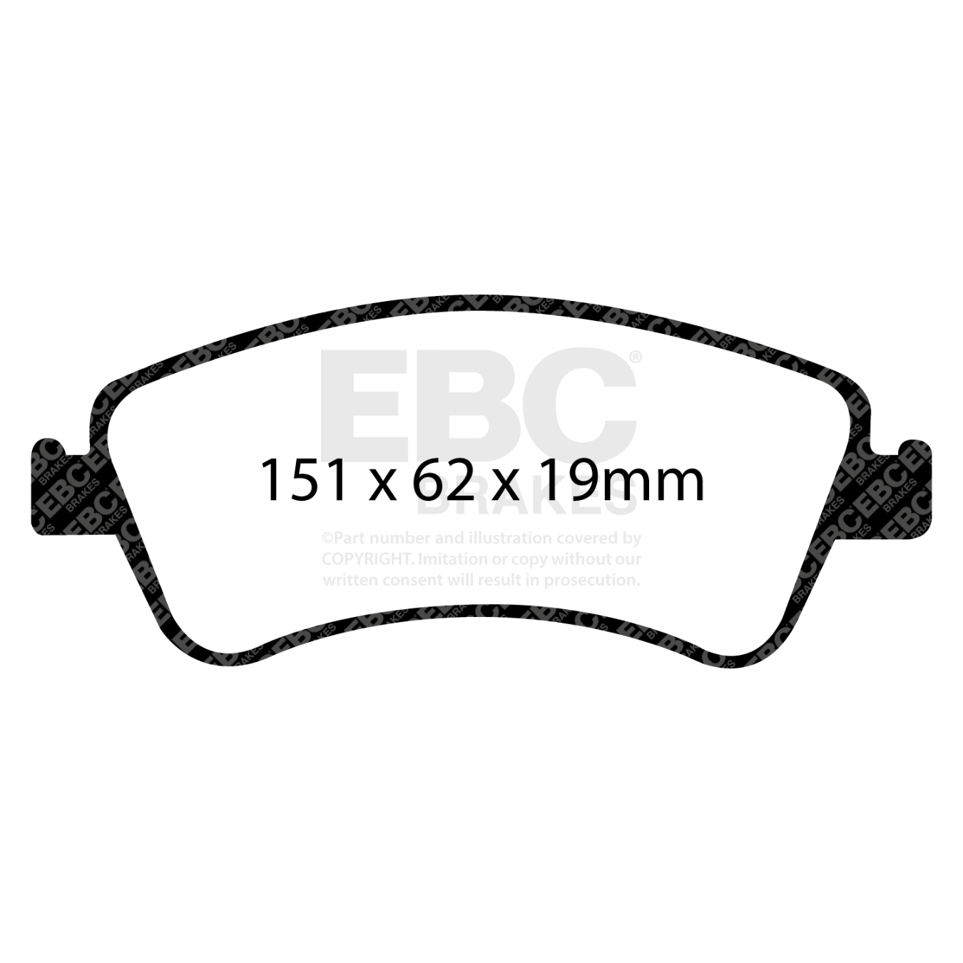 Plaquettes EBC Ultimax DP1950