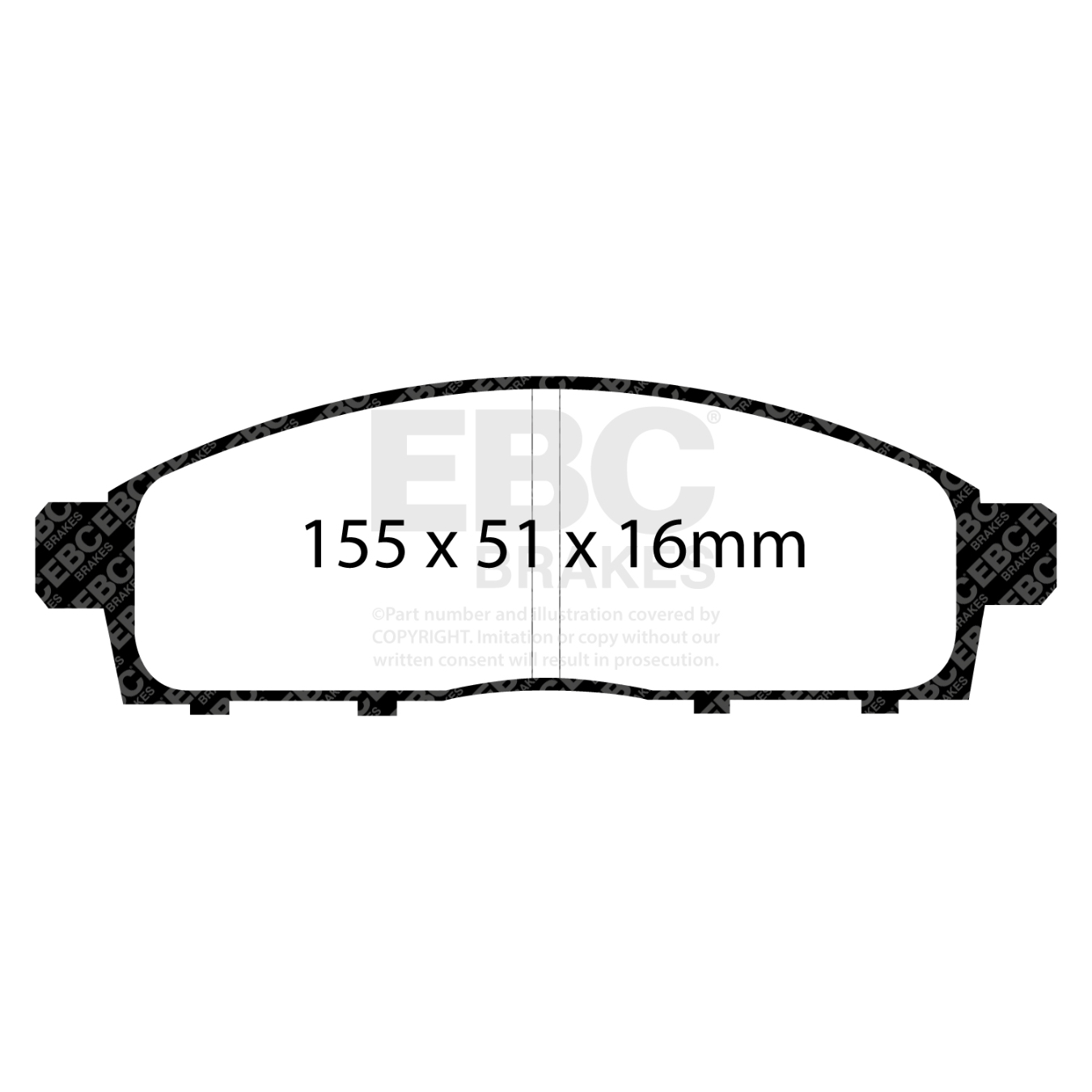 Plaquettes EBC Ultimax DP1963