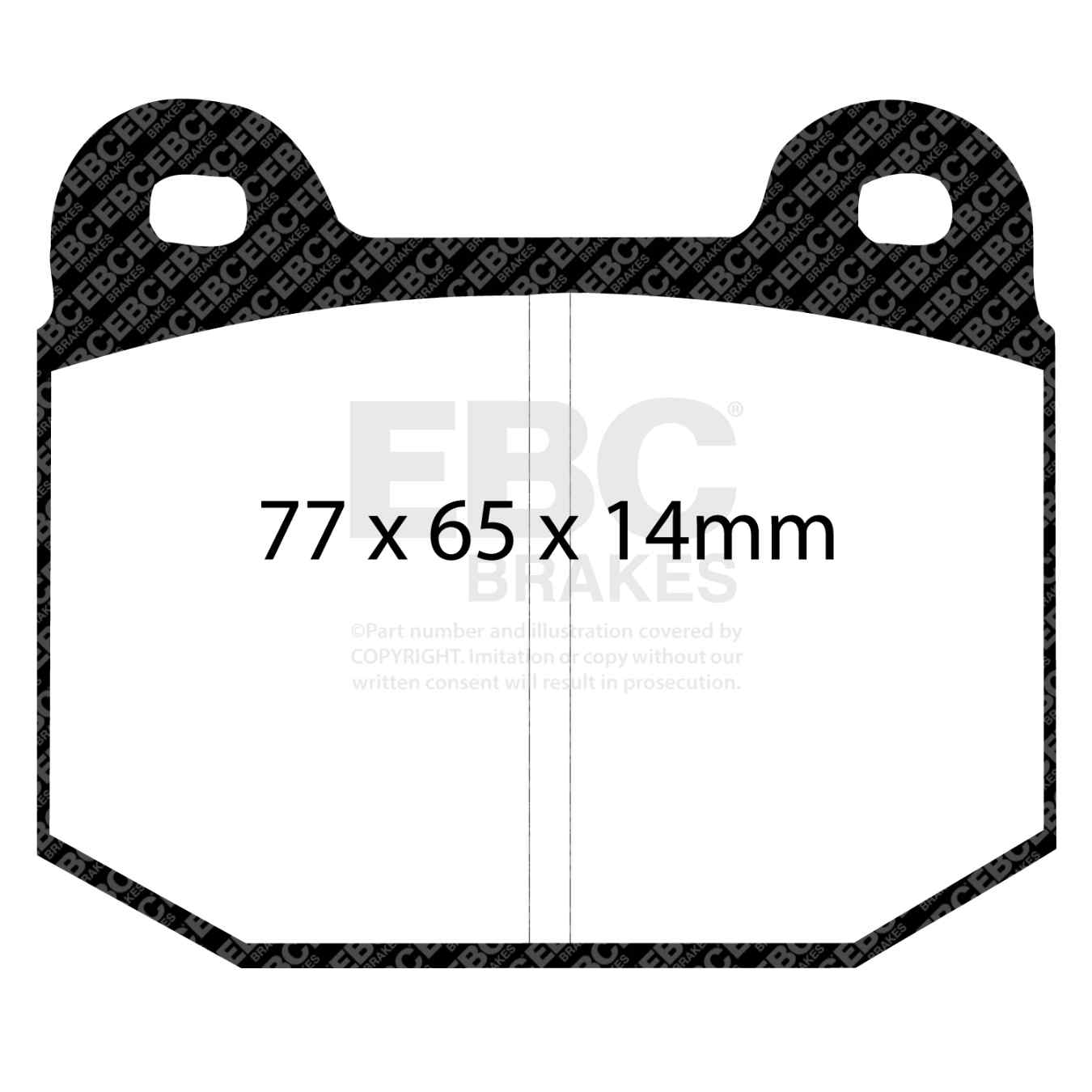 Plaquettes EBC Ultimax DP197/2