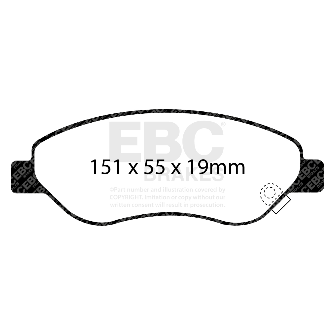 Plaquettes EBC Ultimax DP1981