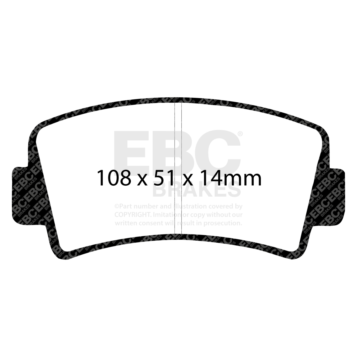 Plaquettes EBC Ultimax DP207