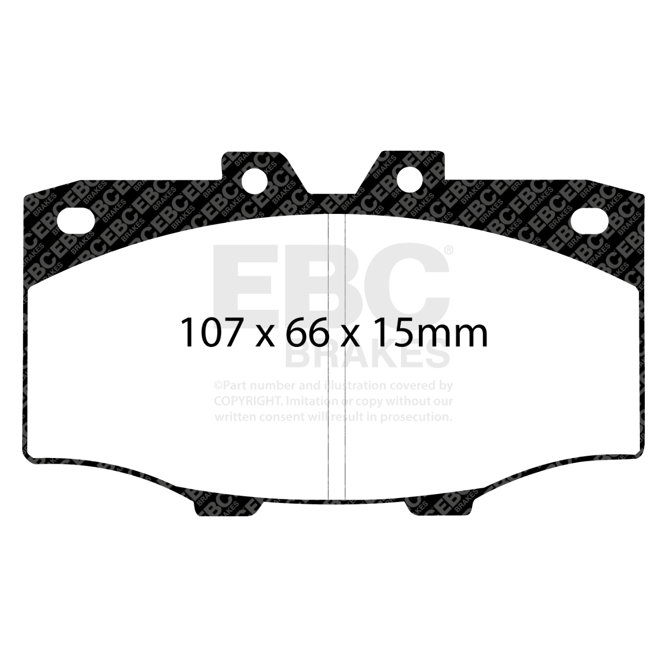Plaquettes EBC Ultimax DP380