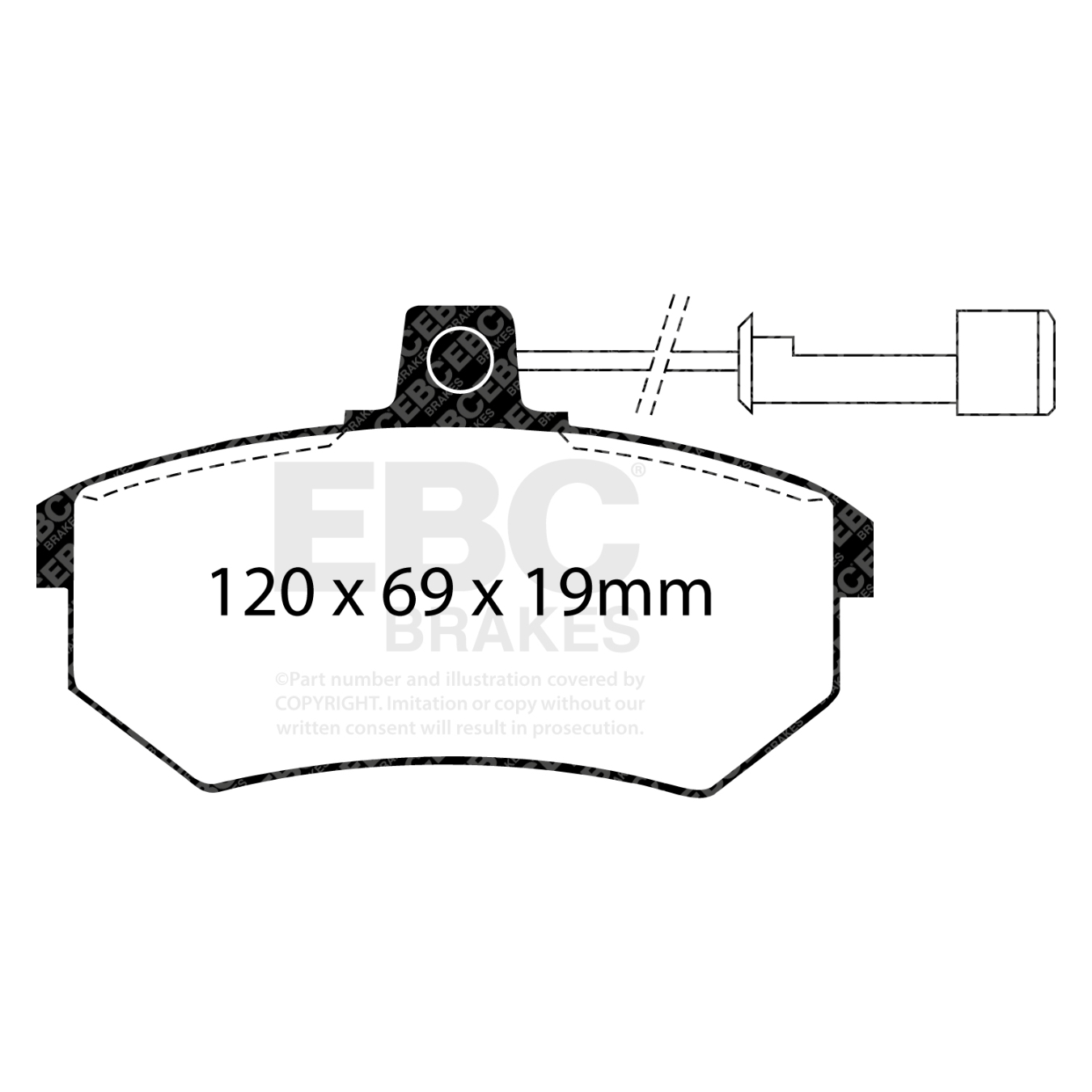 Plaquettes EBC Ultimax DP486