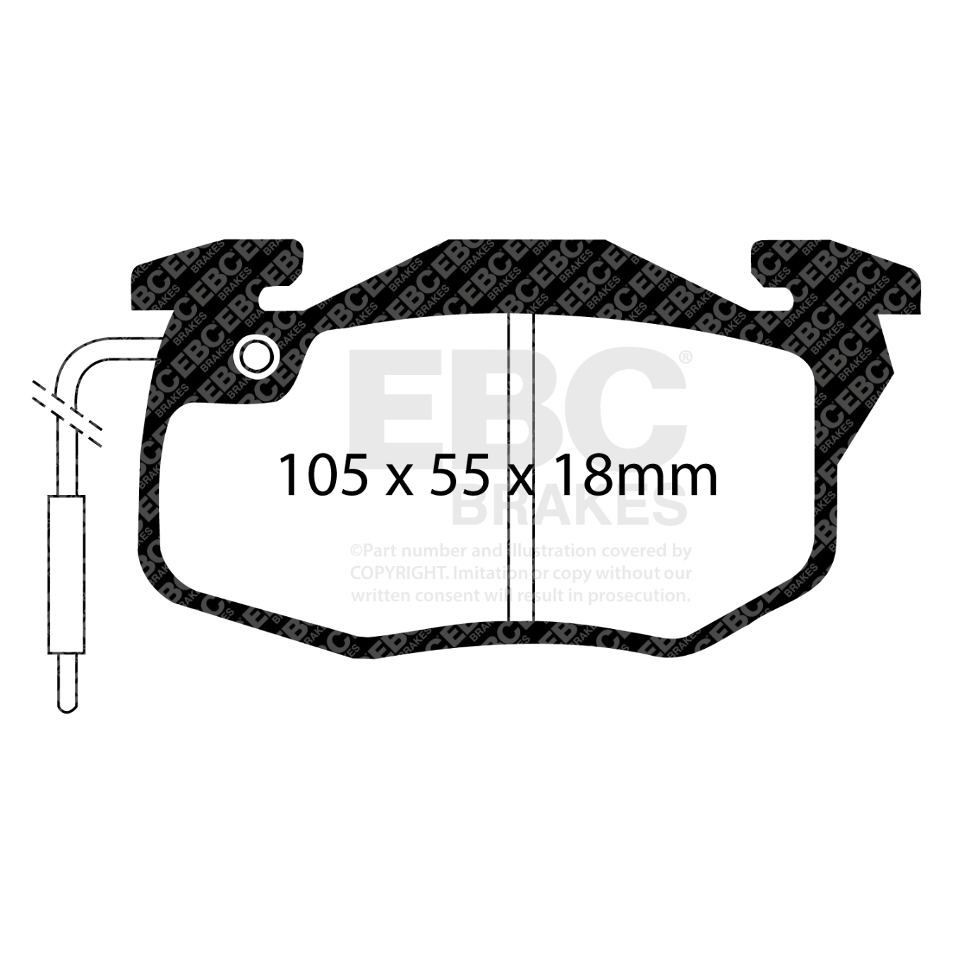 Plaquettes EBC Ultimax DP545