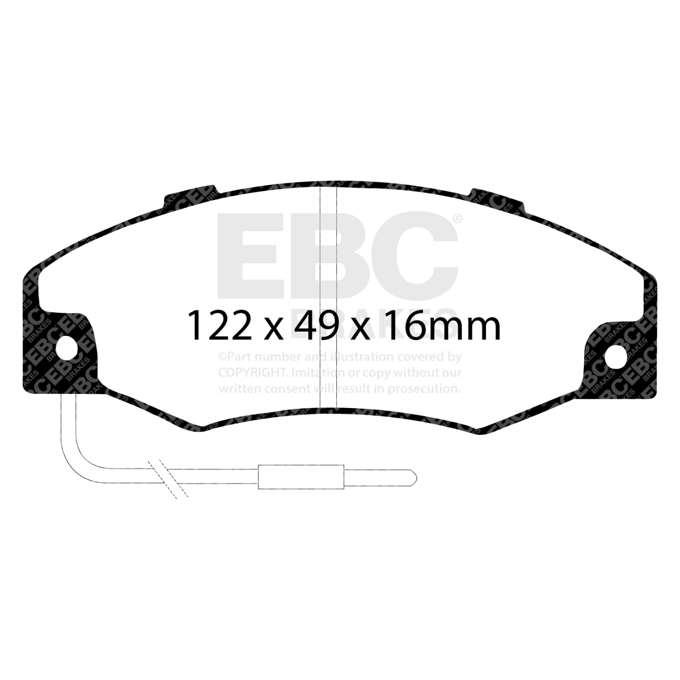 Plaquettes EBC Ultimax DP604