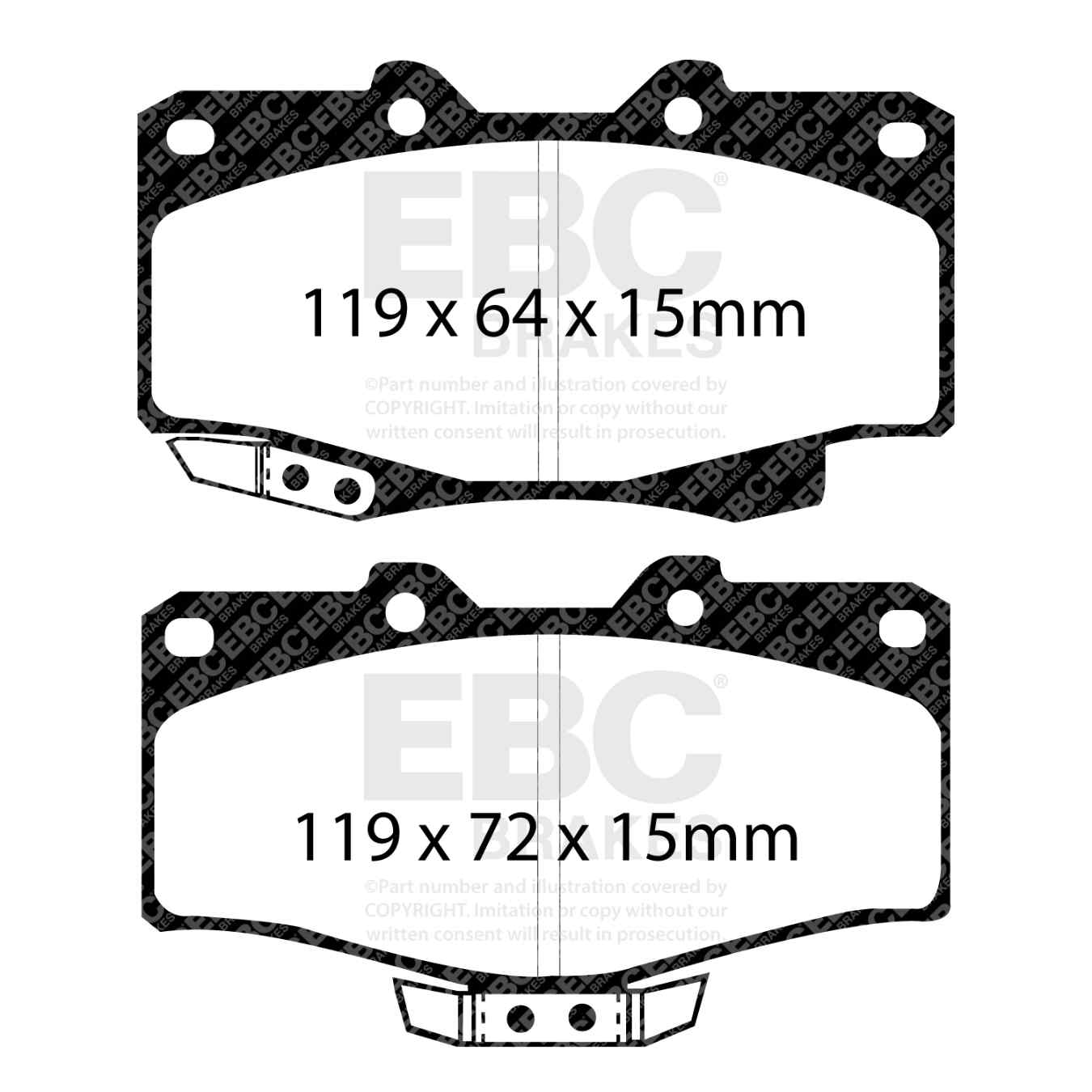 Plaquettes EBC Ultimax DP807