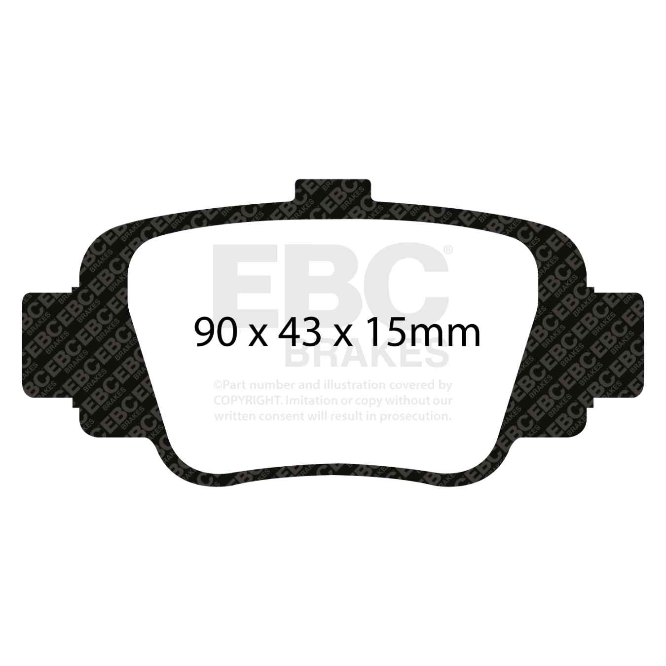 Plaquettes EBC Ultimax DP998