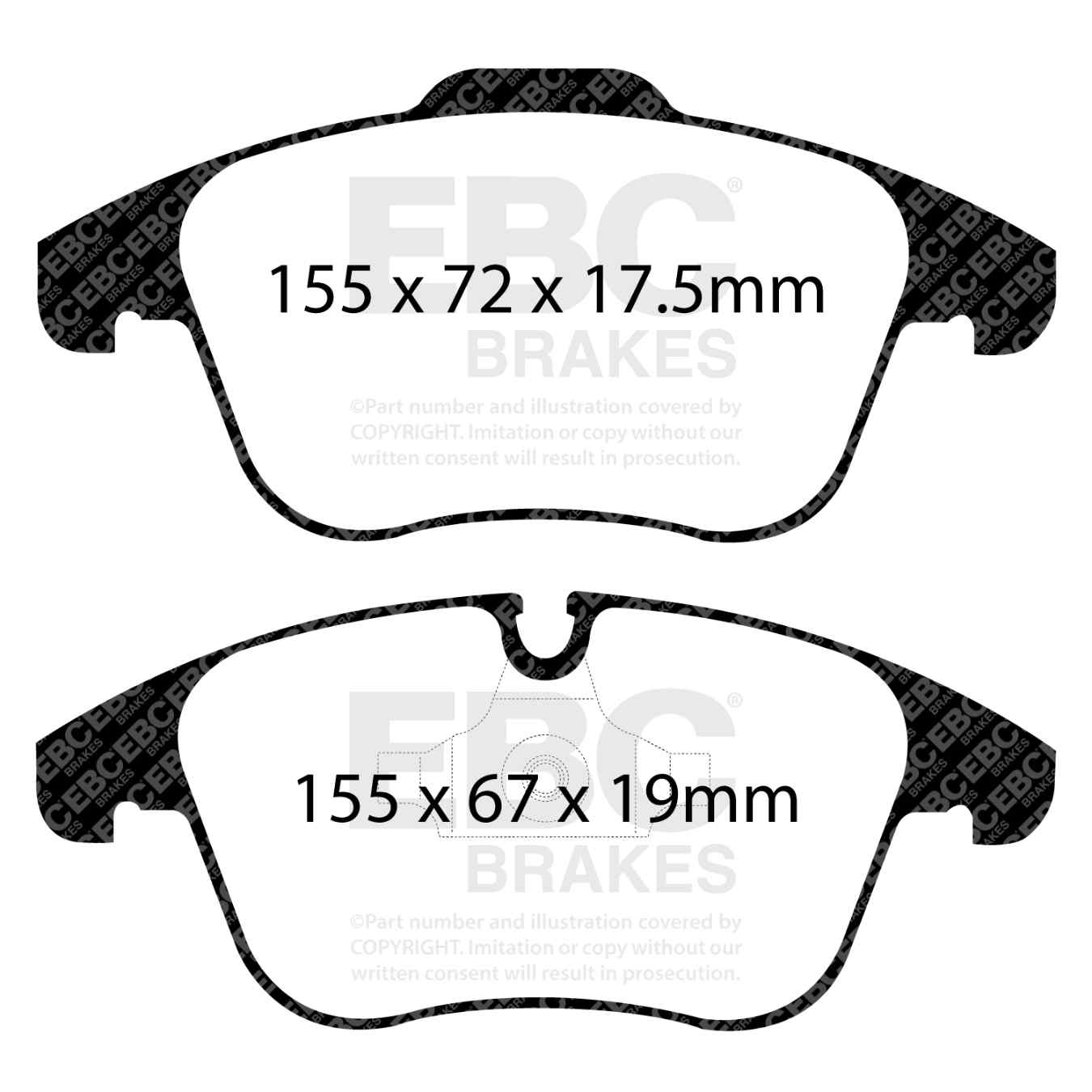 Plaquettes EBC Ultimax DPX2040