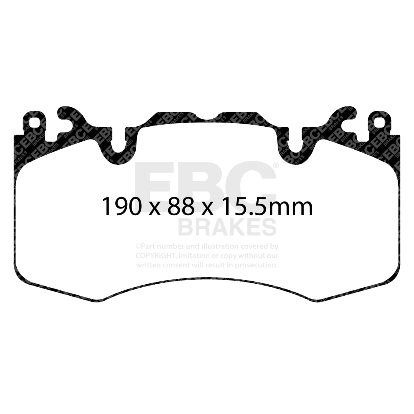 Plaquettes EBC Ultimax DPX2064