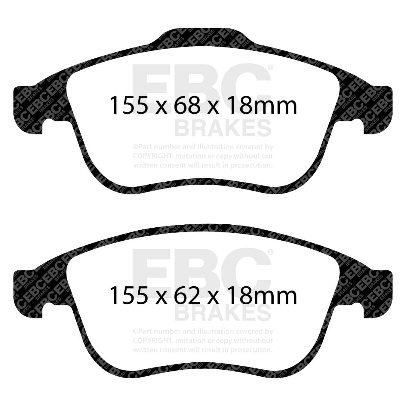 Plaquettes EBC Ultimax DPX2071