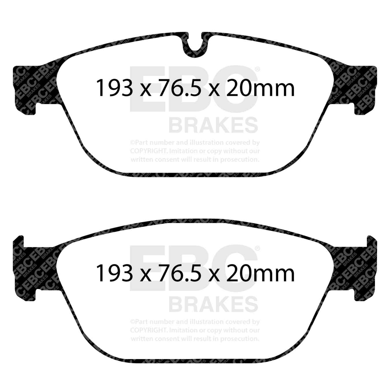Plaquettes EBC Ultimax DPX2087