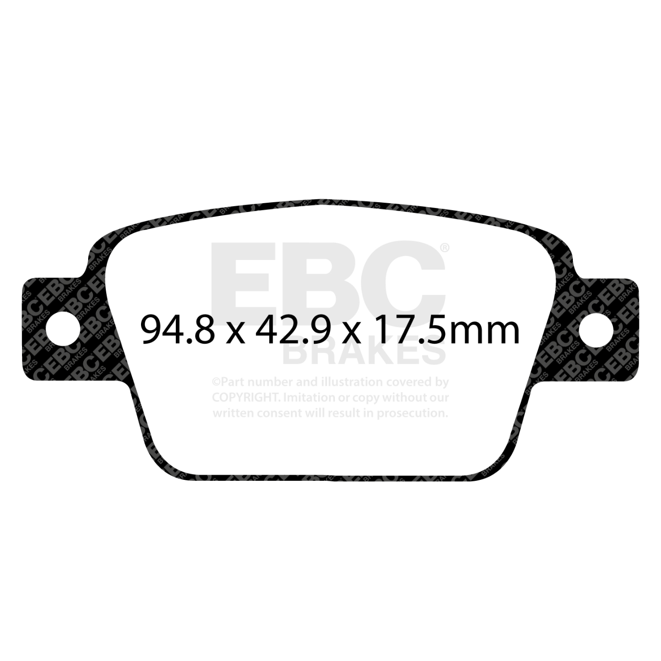 Plaquettes EBC Ultimax DPX2107