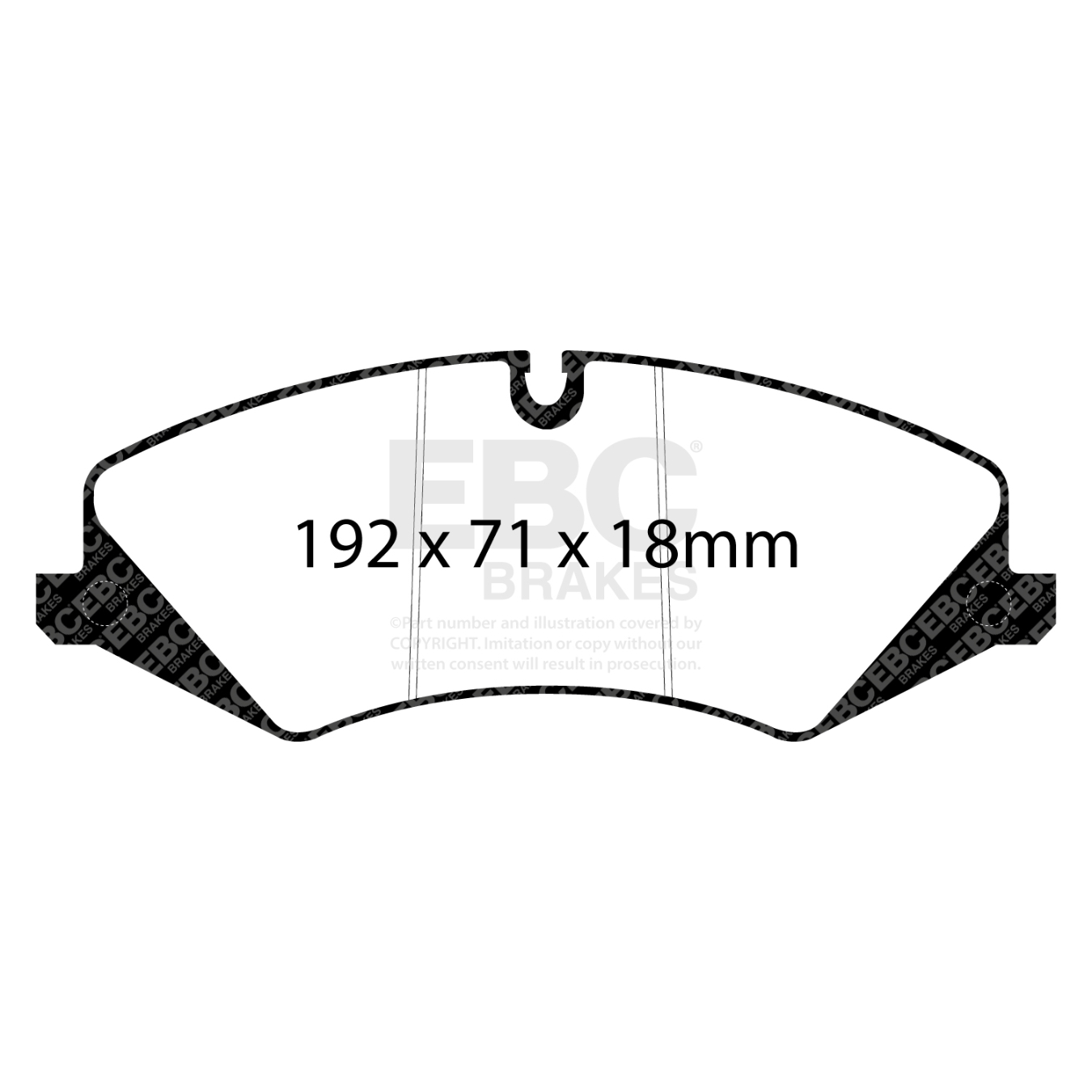 Plaquettes EBC Ultimax DPX2123