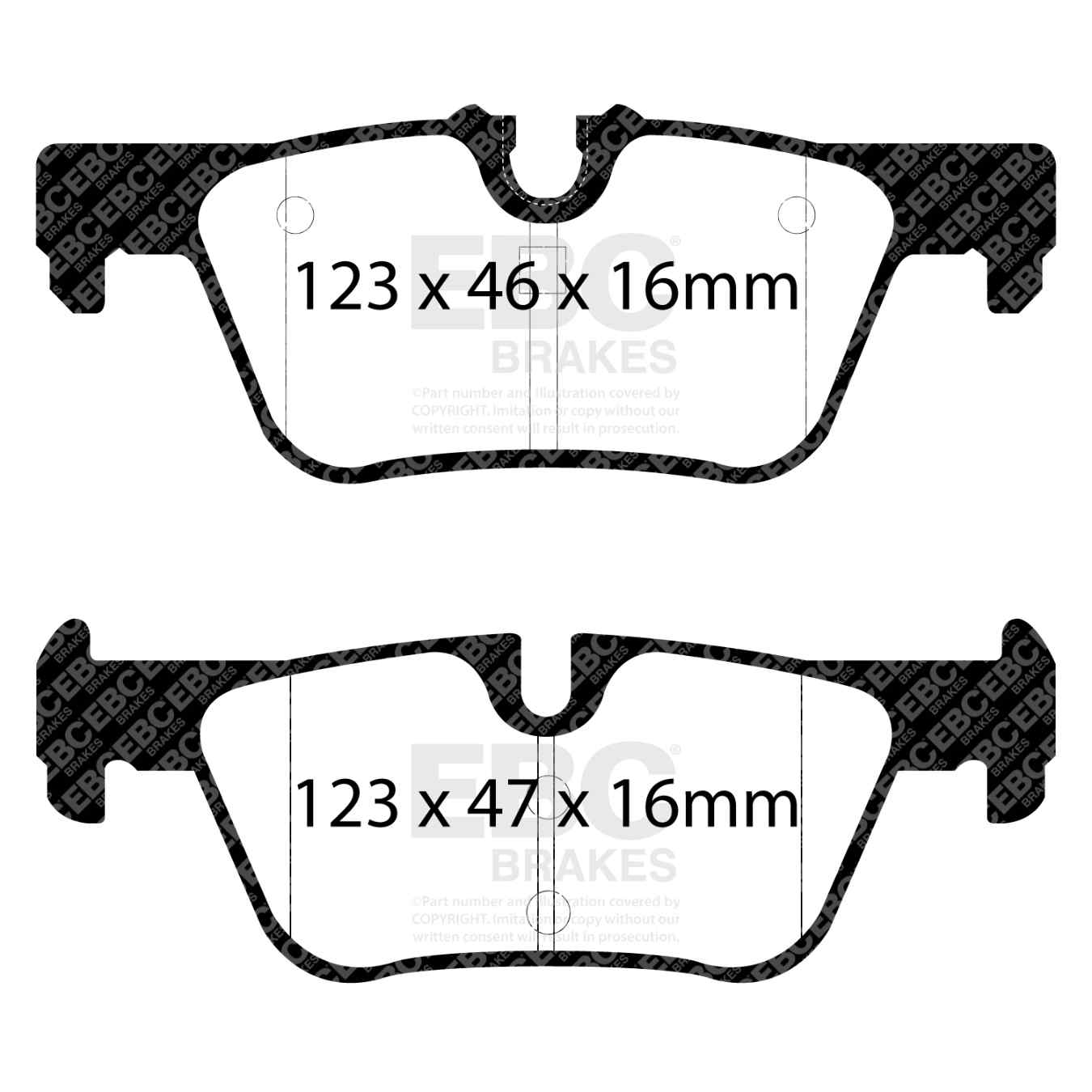 Plaquettes EBC Ultimax DPX2132