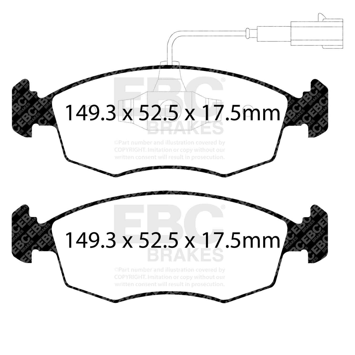 Plaquettes EBC Ultimax DPX2141