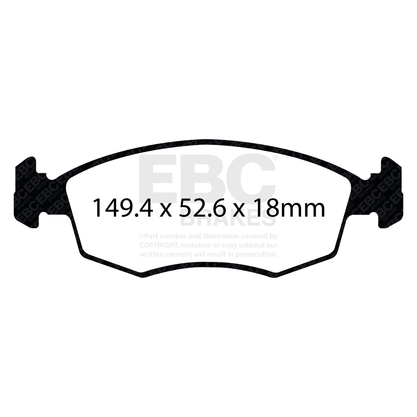 Plaquettes EBC Ultimax DPX2142