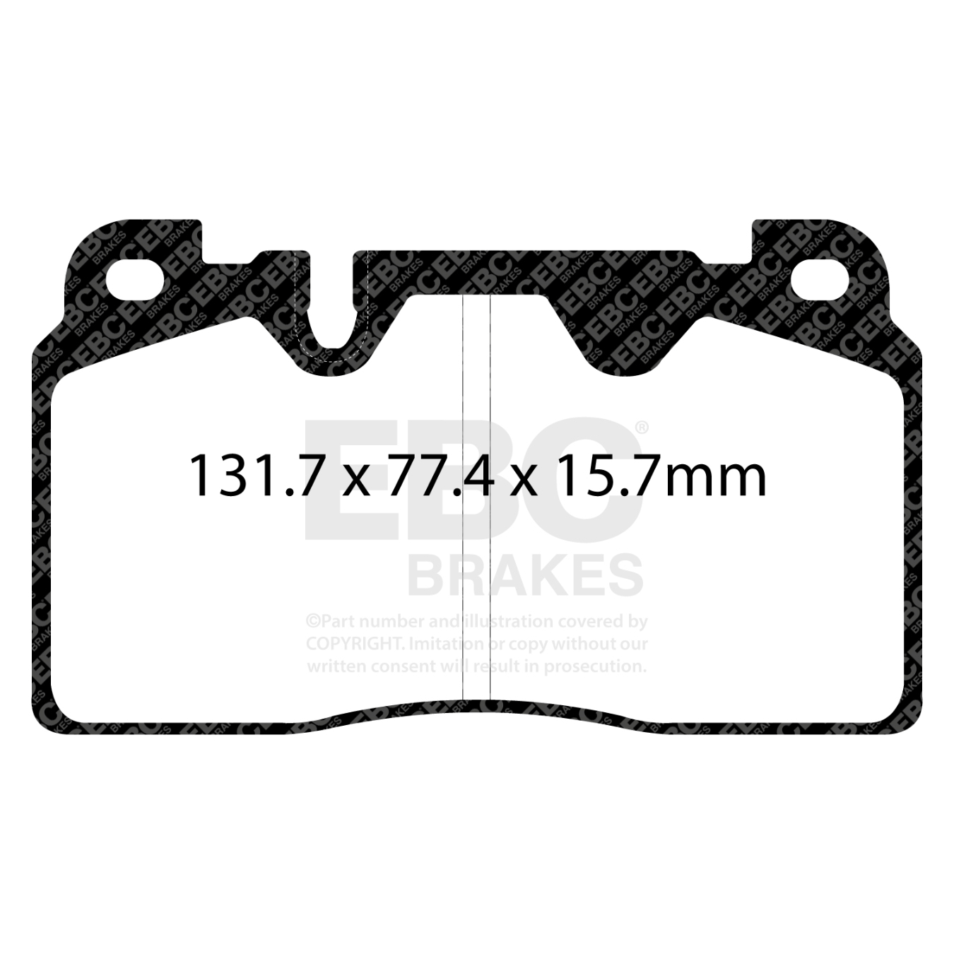 Plaquettes EBC Ultimax DPX2168