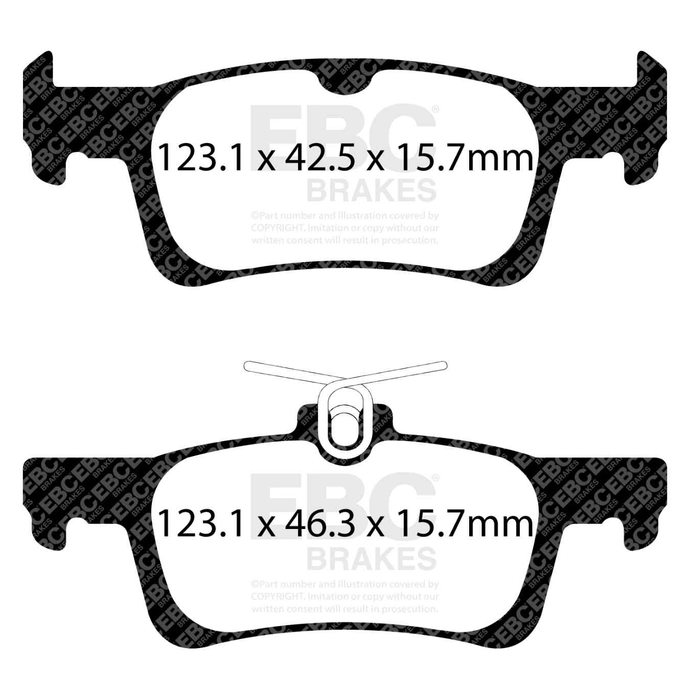 Plaquettes EBC Ultimax DPX2199