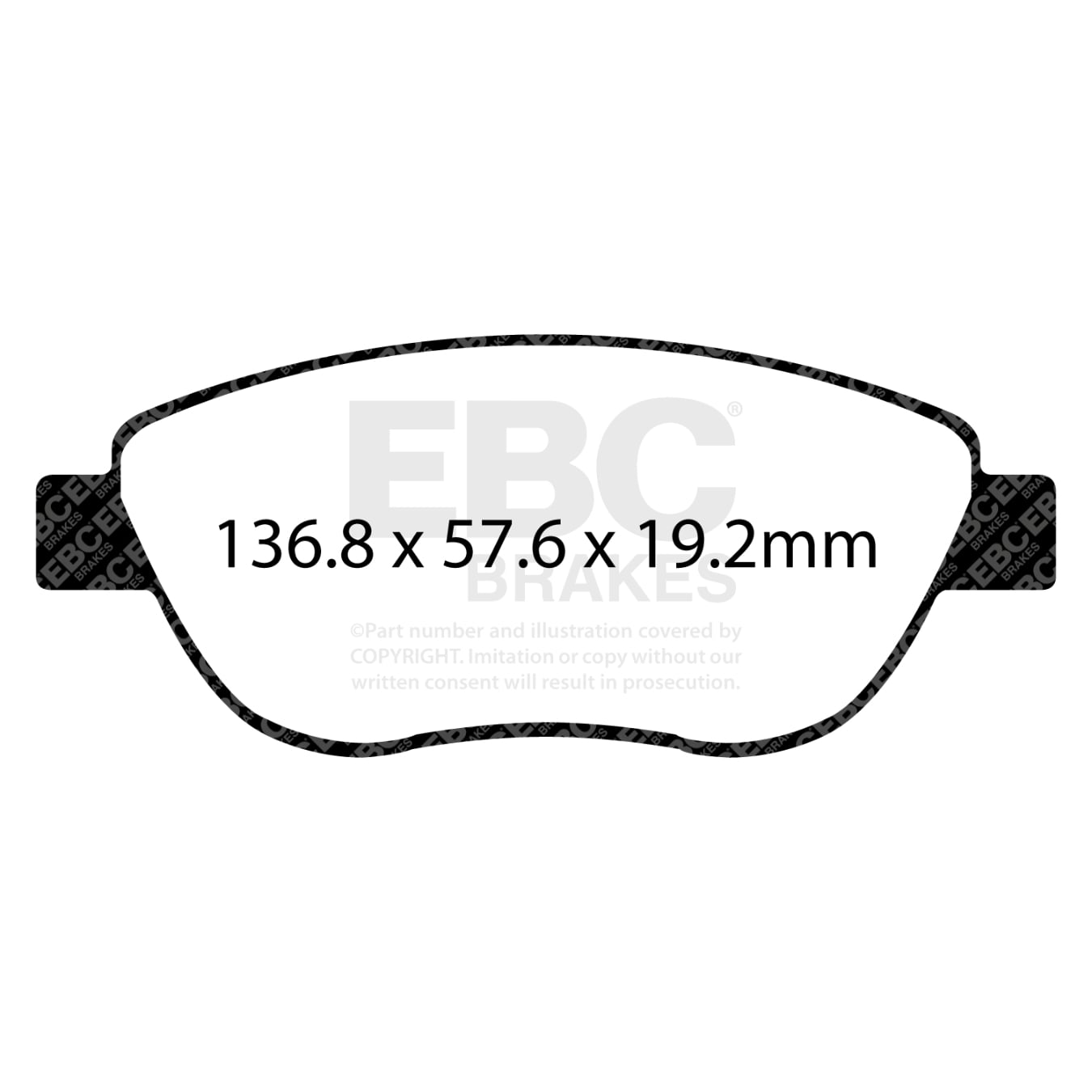 Plaquettes EBC Ultimax DPX2212