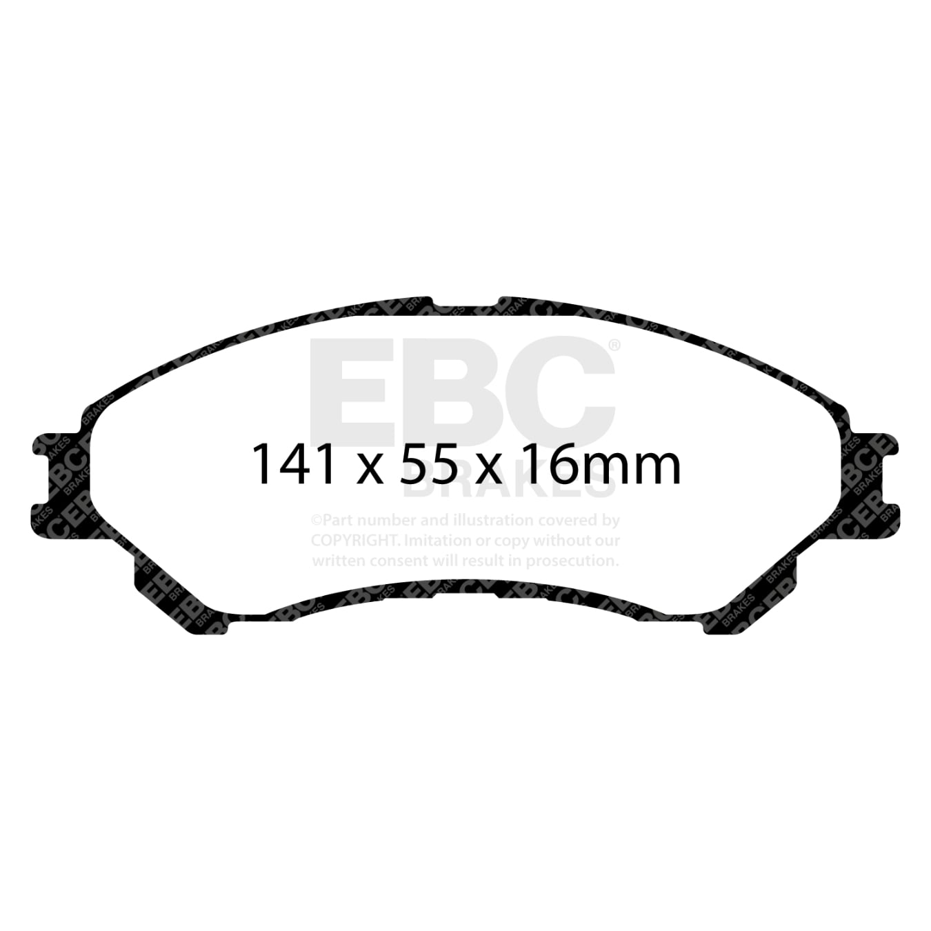 Plaquettes EBC Ultimax DPX2217