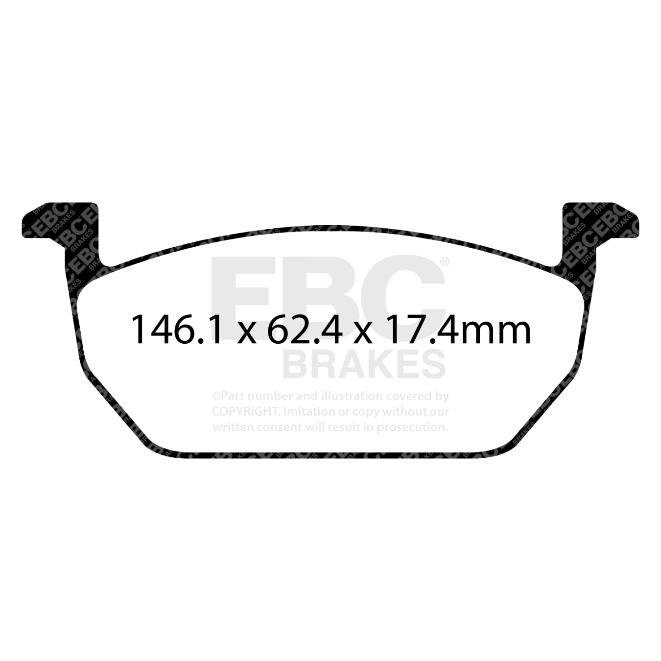 Plaquettes EBC Ultimax DPX2225