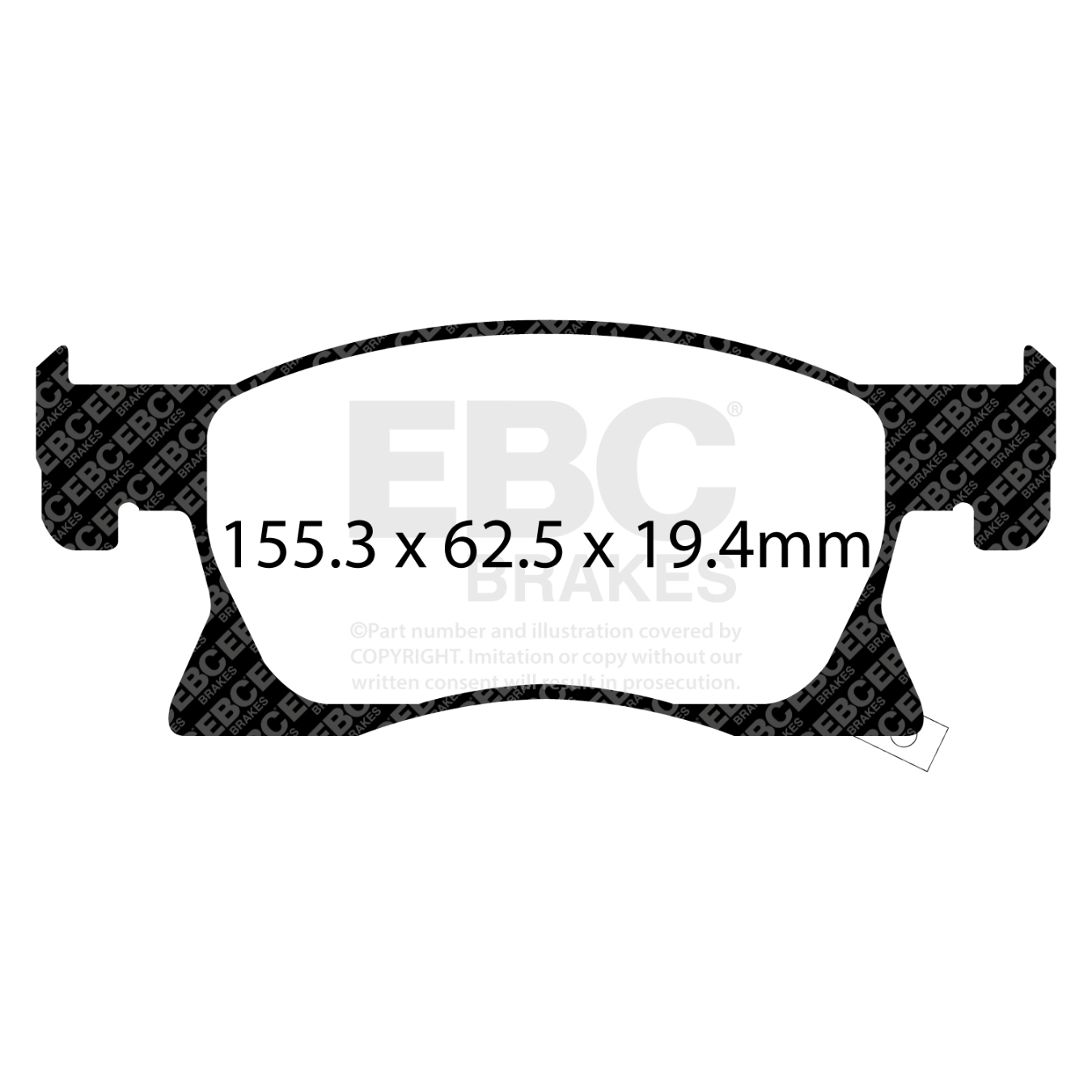 Plaquettes EBC Ultimax DPX2267