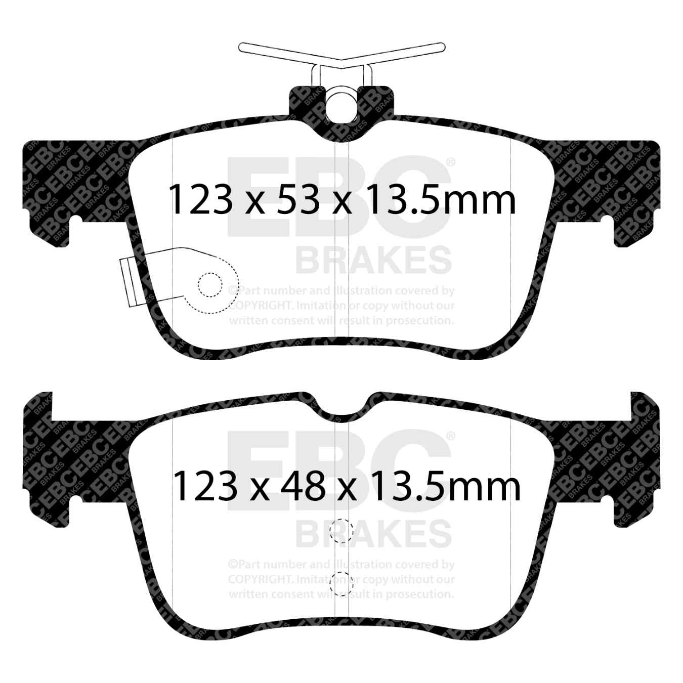 Plaquettes EBC Ultimax DPX2384