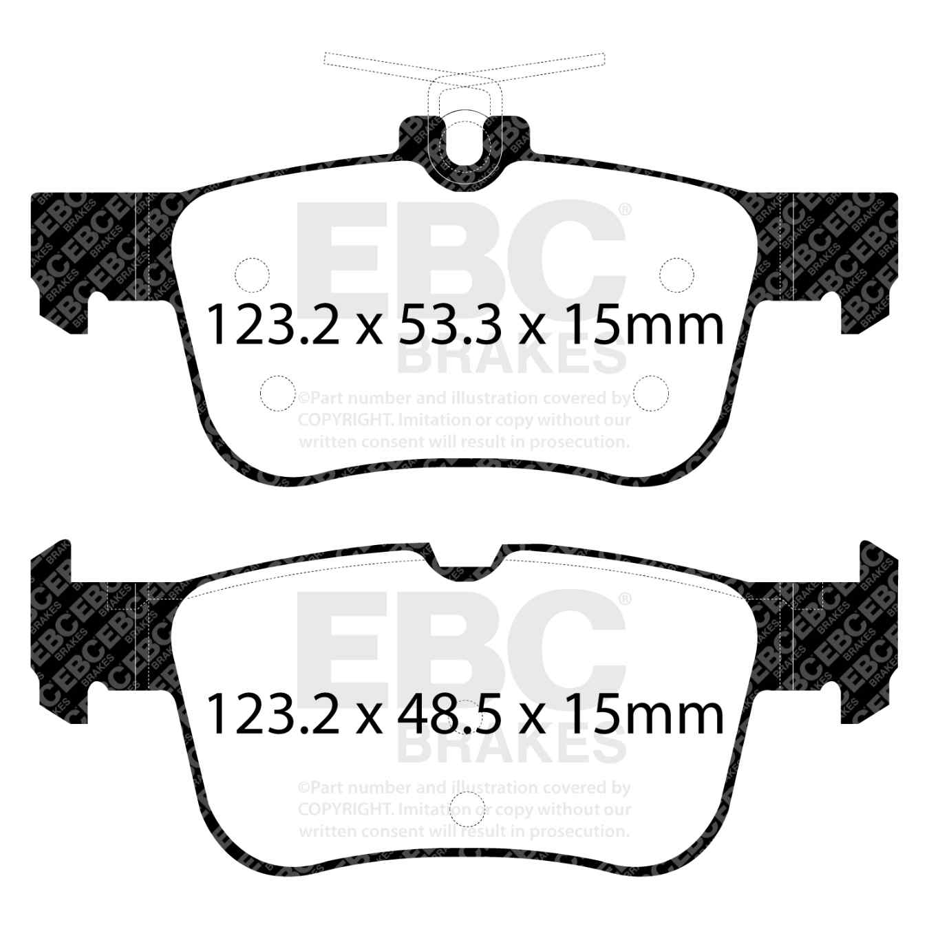 Plaquettes EBC Ultimax DPX3047