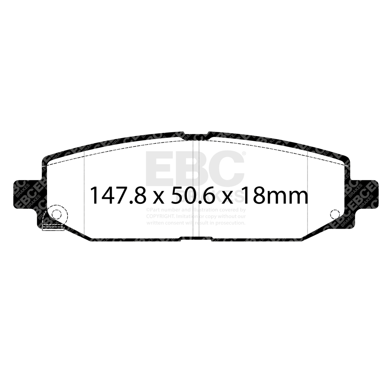 Plaquettes EBC Ultimax DPX3102