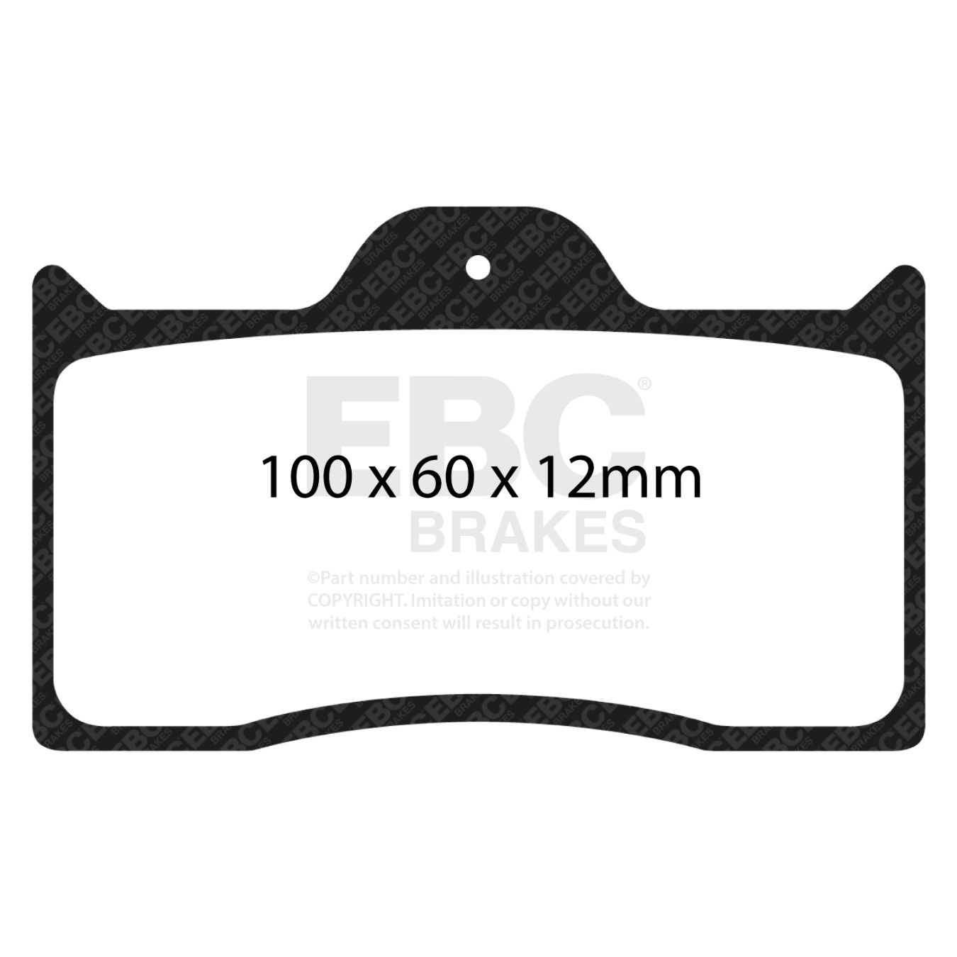 Plaquettes EBC Yellowstuff DP4038R