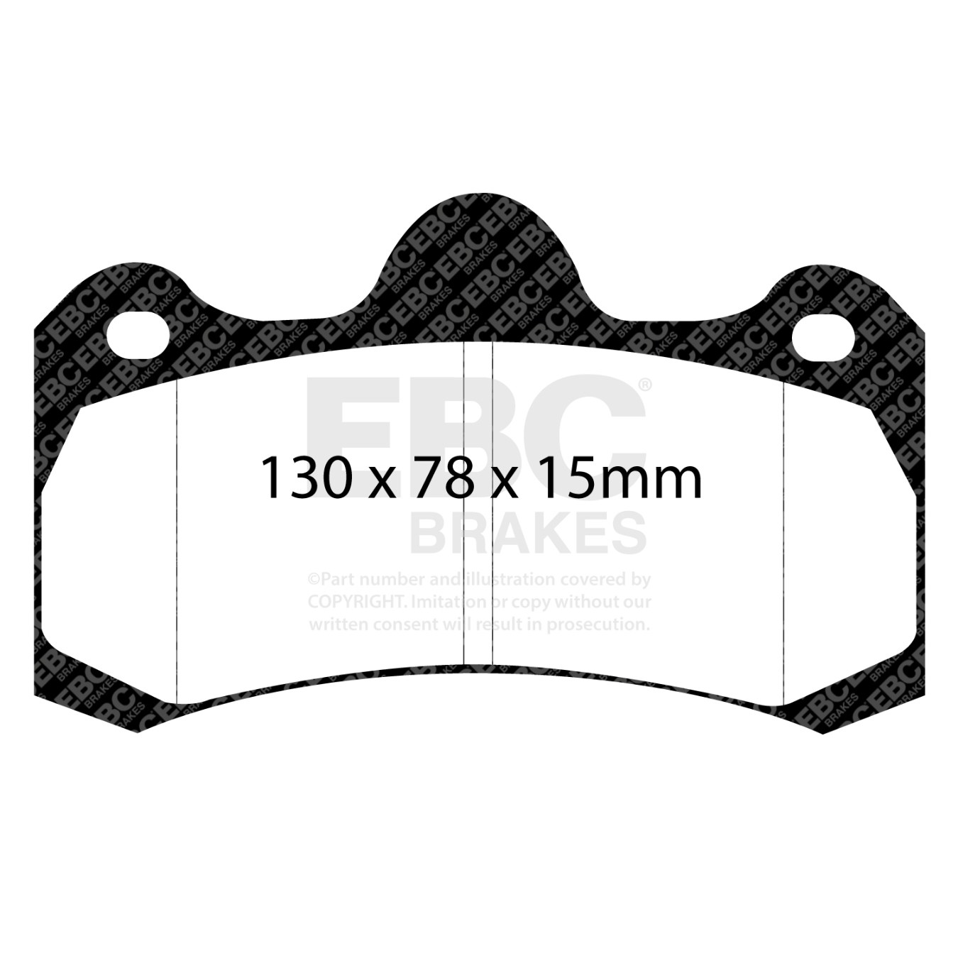 Plaquettes EBC Yellowstuff DP4045R