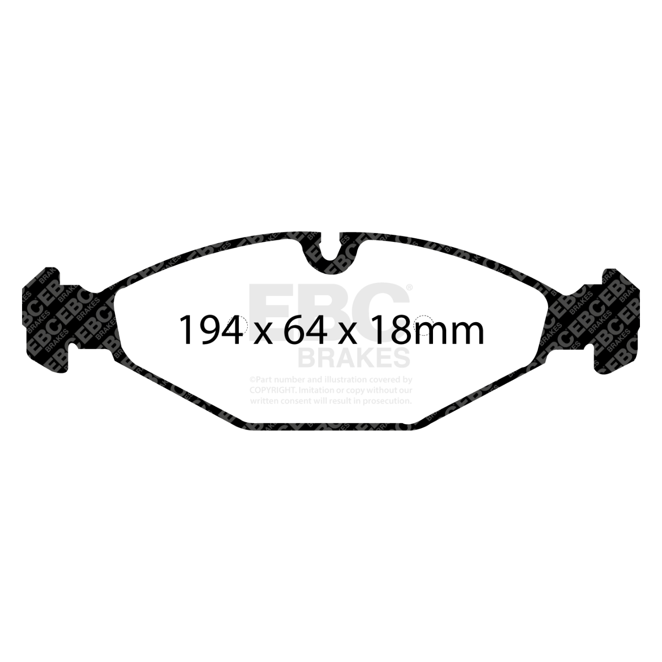Plaquettes EBC Yellowstuff DP41009R