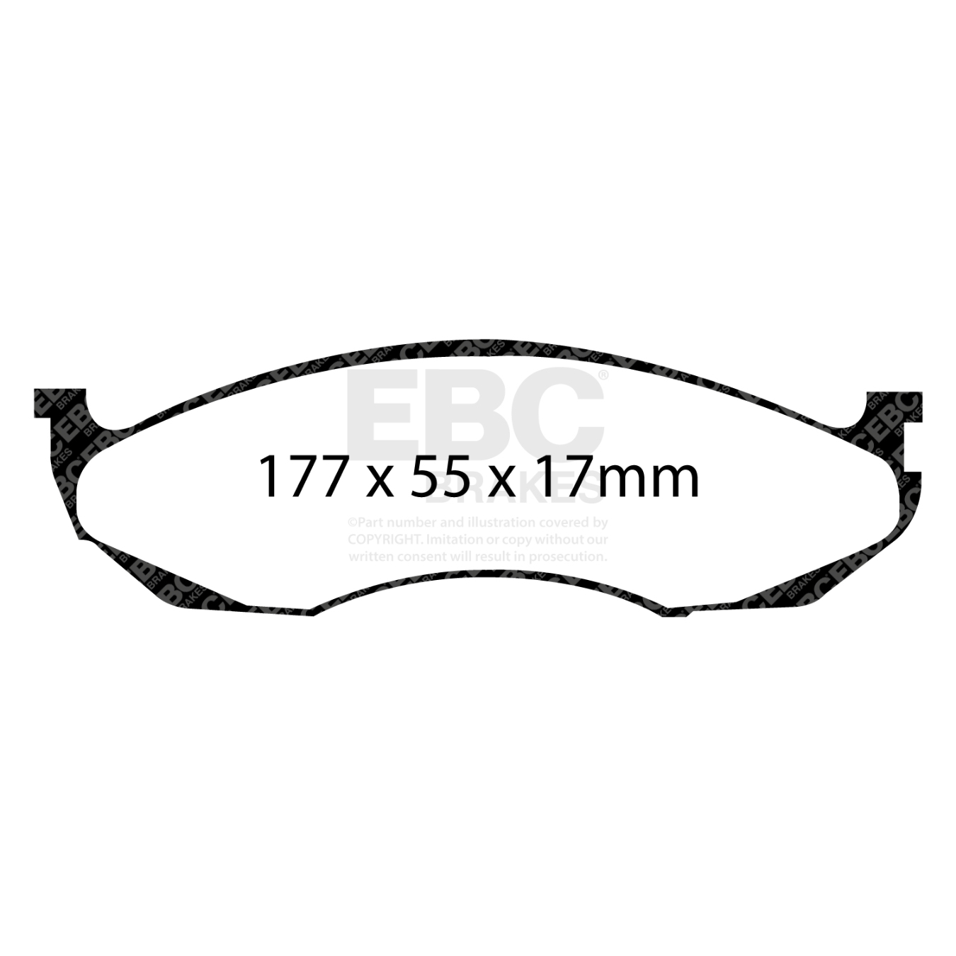 Plaquettes EBC Yellowstuff DP41022R