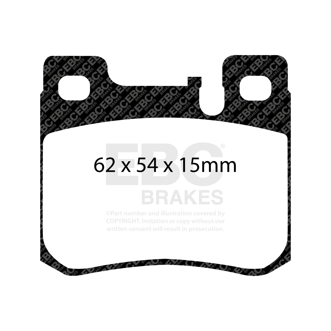 Plaquettes EBC Yellowstuff DP41026R