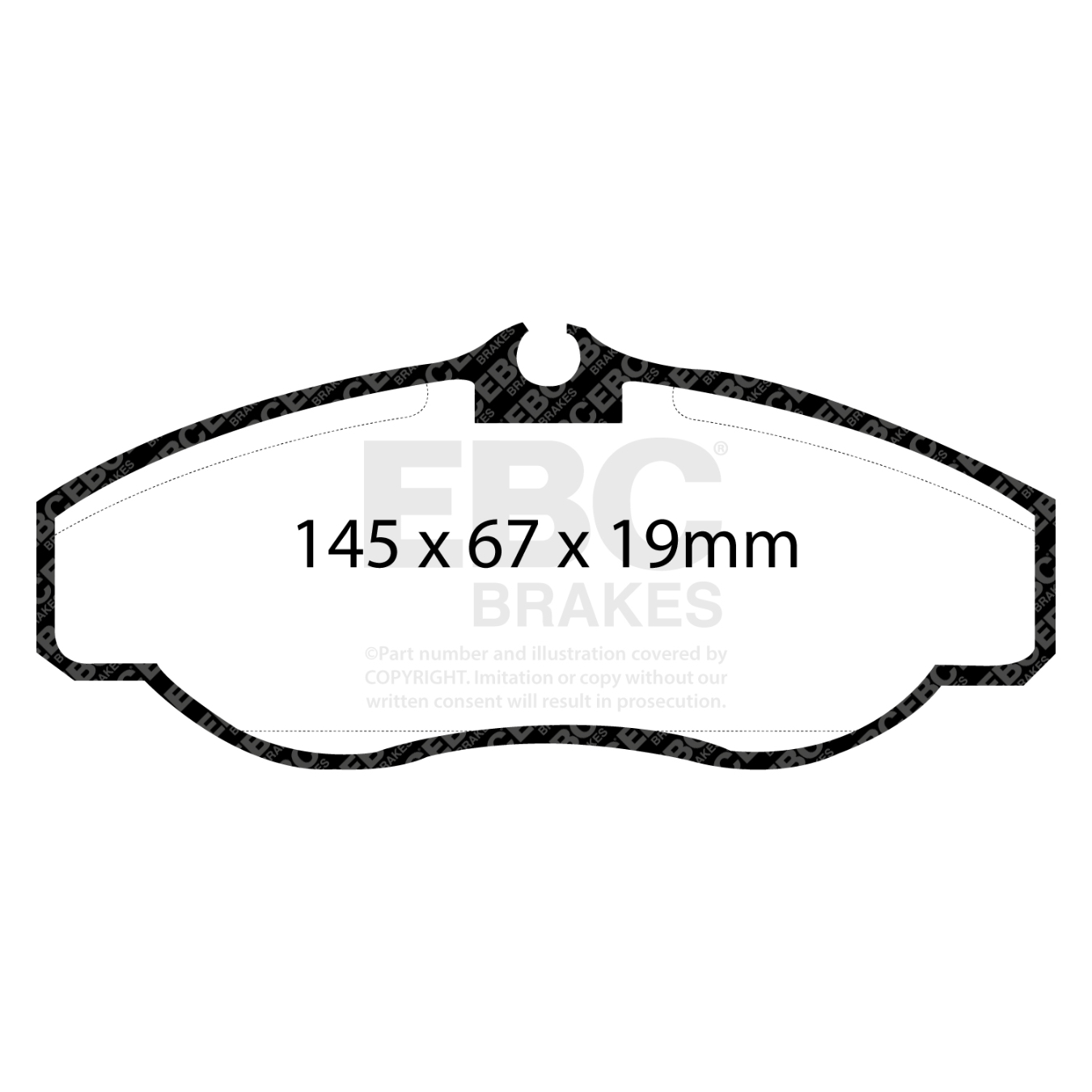 Plaquettes EBC Yellowstuff DP41037R